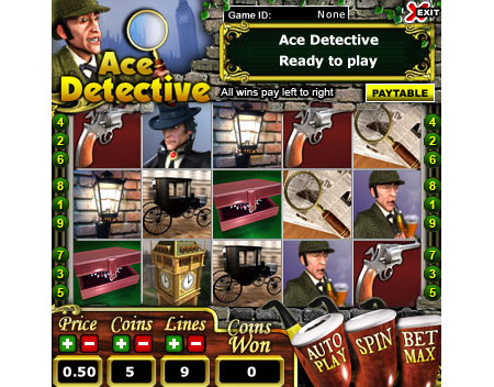 bingo cafe ace detective 5 reel online slots game