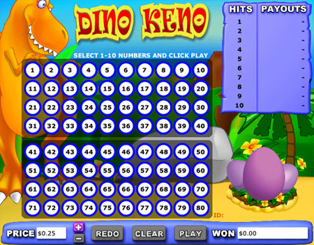 bingo cafe dino keno online casino game
