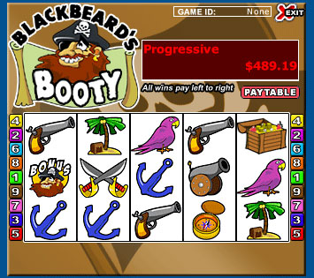 bingo cafe blackbeards booty 5 reel online slots game