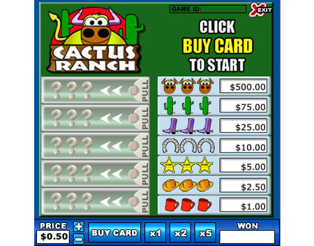 bingo cafe cactus ranch online instant win game