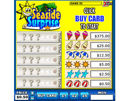 bingo cafe seaside surprise online instant win game