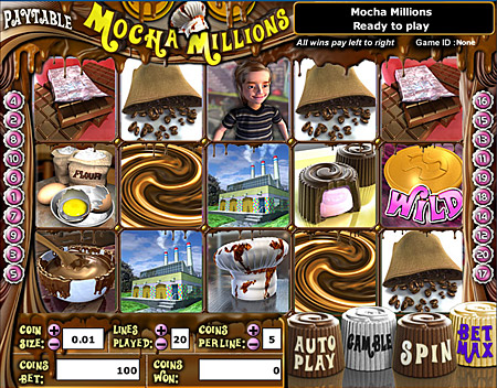 bingo cafe mocha millions 5 reel online slots game