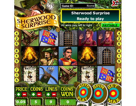 bingo cafe sherwood surprise 5 reel online slots game