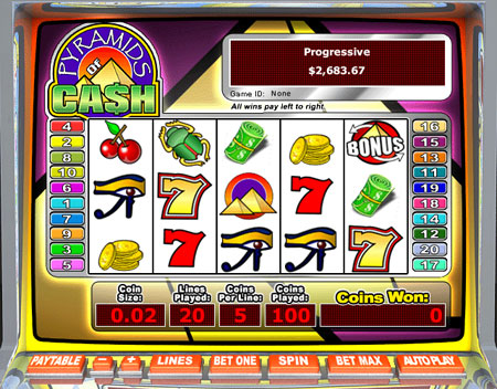 bingo cafe pyramids of cash 5 reel online slots game